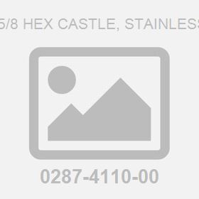 Nut Unf 5/8 Hex Castle, Stainless Steel 8